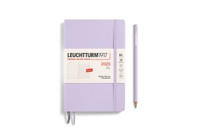 LEUCHTTURM WEEKLY PLANNER 2025 & NB B6+ SC 12 MONTHS LILAC 370653